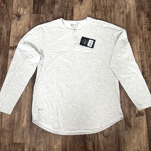 BNWT BYLT drop cut Henley lux size XL